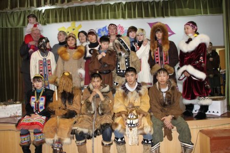 25 марта в селе Кепервеем состоялись первые гастроли этнотеатра «Радуга на снегу». 