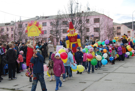 В Билибино 4 июня прошли праздничные мероприятия, посвящённые Международному Дню защиты детей